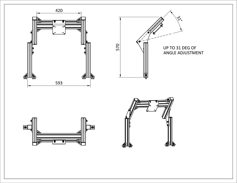 Fourth Monitor Frame (Add-on)