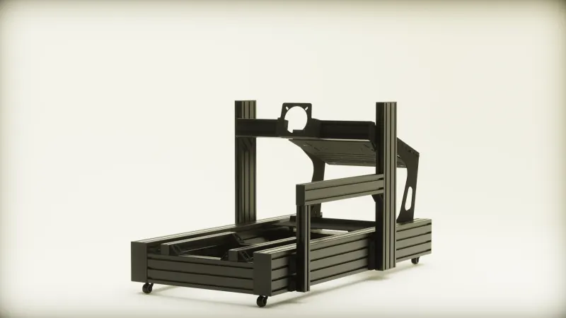 BC600 Base Chassis Kit, Pro Extreme w/ Inverted Pedal Frame 8