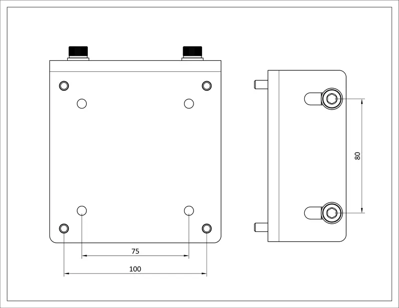 Vesa Mount Kit, 100mm