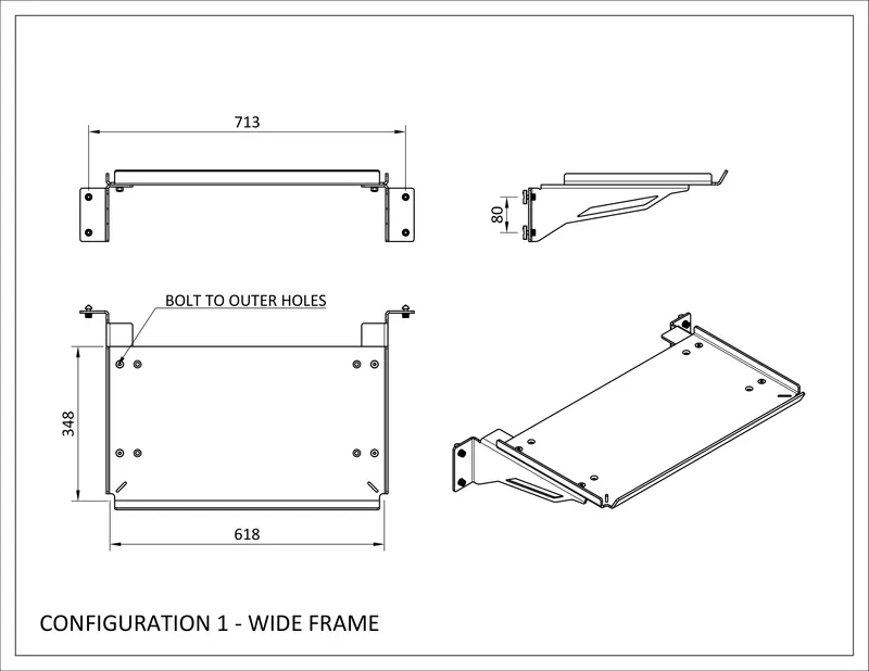 PC Shelf Assembly
