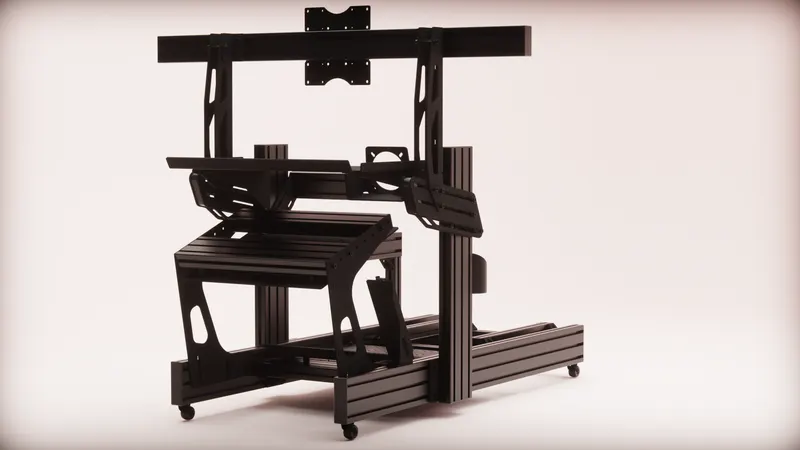 RTR300 Club Chassis Kit - Inverted Pedal Frame 3