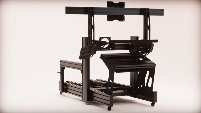 RTR300 Club Chassis Kit - Inverted Pedal Frame 4
