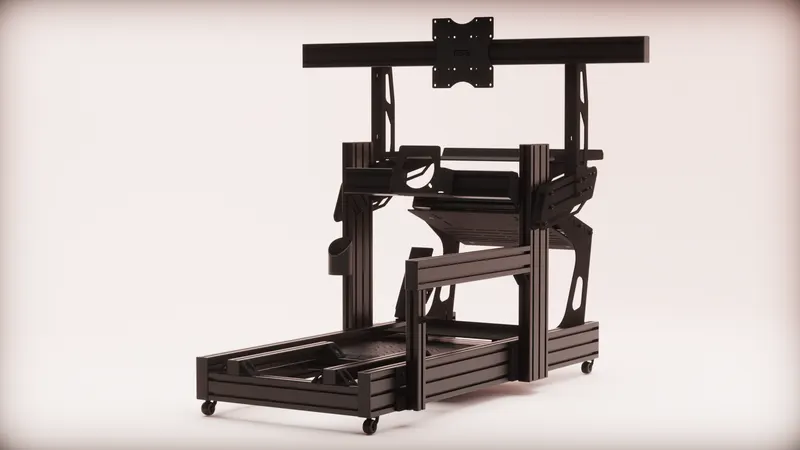 RTR300 Club Chassis Kit - Inverted Pedal Frame 6